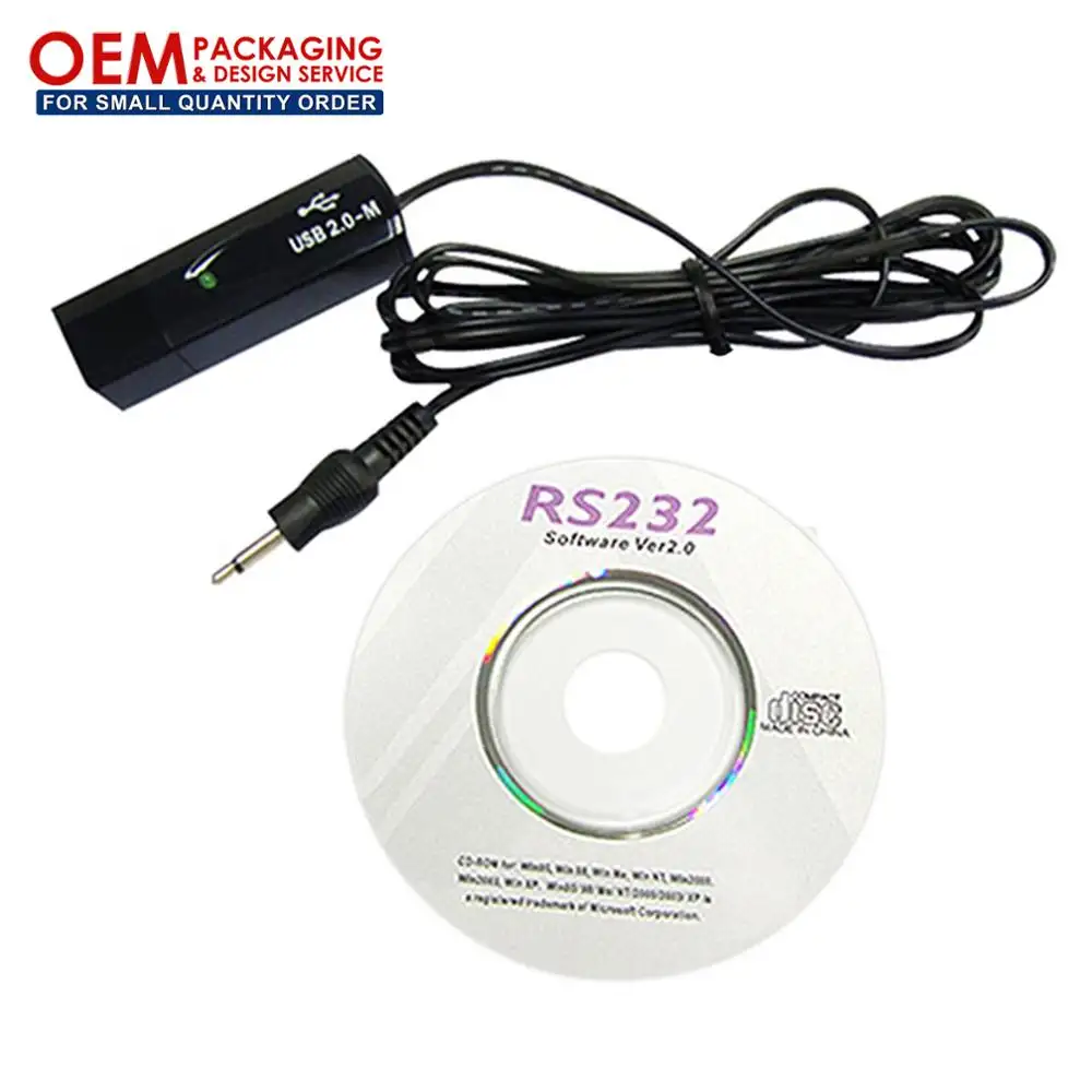 RS232 CD Software and USB Cable (OEM Packaging Available)