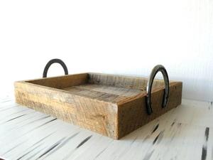 Plateau de service en bois de haute qualité pour table à manger et poignée en métal logo personnalisé pour la maison et les ustensiles de cuisine - Product Image 2