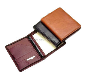 Lieurs à 3 anneaux en faux cuir, dossier, fermeture éclair, porte-note, pièces - Product Image 2