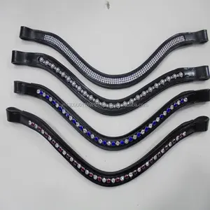 皮革browbands