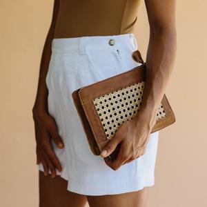 สี่เหลี่ยมเปิดทอผ้าหวายกระเป๋า - Product Image 5