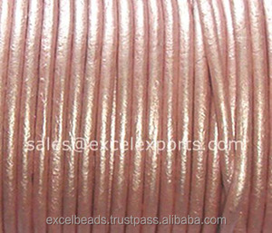 Usine en gros 5mm bracelets en cuir et cordons de bijoux mode cordon en métal lacets pour Bracelet faisant des résultats d'accessoires de bricolage - Product Image 4