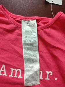 Camiseta de algodón 100% de alta calidad para niñas, diseño de moda para primavera, lote de existencias de Bangladesh a granel para exportación - Product Image 3