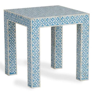 Mesa auxiliar moderna y elegante de madera y hueso para mesas de centro de sala de estar para uso en muebles del hogar - Product Image 3