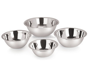 Vente en gros en usine de différentes tailles de mélange de salade de fruits et légumes en acier inoxydable, bol de service de vaisselle - Product Image 2