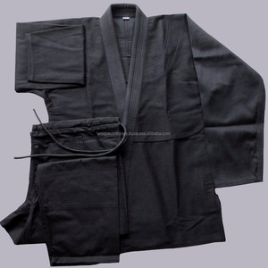 Uniforme JIU JITSU pour enfants, uniforme complet 100% coton noir, JIU JITSU GI, livraison gratuite - Product Image 1