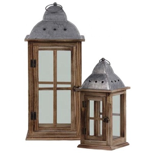 Linterna de Metal de madera marroquí de Venta caliente para candelabros y tarros de decoración del hogar de Bodas de lujo - Product Image 3