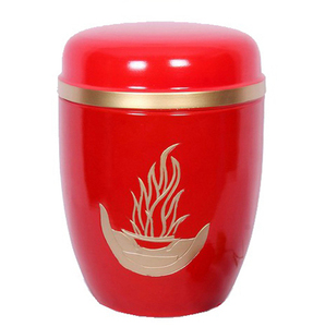 URNE DE CRÉMATION GRAVÉE BON MARCHÉ EN FER POUR URNE DE CENDRES ADULTES - Product Image 5