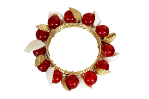 Anillo de servilleta con cuentas, anillo de tejido con cuentas de COLOR - Product Image 6