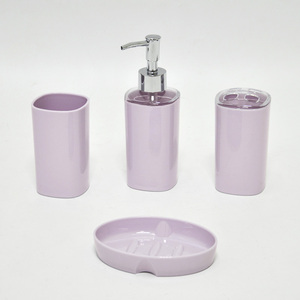 4 unids/set MS Polymer Square Shape Set de baño - Product Image 1