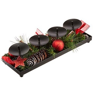 Classic <b>Christmas</b> Eco-friendly ISO9001 Certified <b>Tea</b> <b>Light</b> Stand Handmade Metal Candle Holder New Cheap Iron Design for Home - Product Image 3