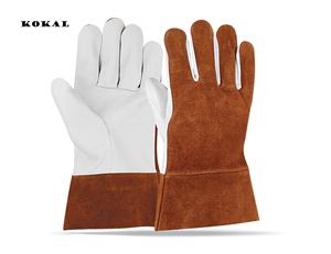 Gants de soudage Tig de qualité supérieure Taille XL Gants de sécurité en cuir confortables Anti-coupure Anti-dérapant Travail Usage général - Product Image 4