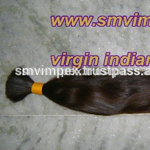 100% ผมดิบแบบอินเดียที่ยังไม่ผ่านกระบวนการจัดแต่งหนังกำพร้าสัมผัสนุ่มเป็นกลุ่มขนเรียบที่ดีที่สุดผมมนุษย์หยักศกดูเป็นธรรมชาติ - Product Image 2