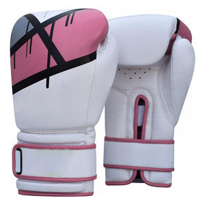 2025 nueva llegada logotipo personalizado guantes de boxeo de cuero real guantes de entrenamiento económicos con diseño personalizado para artes marciales - Product Image 4