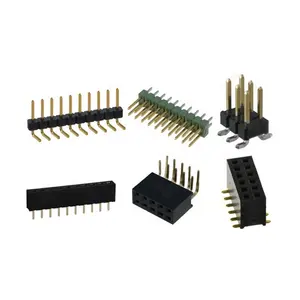 좋은 품질 1mm 1.27mm 2.0mm 2.54mm 피치 smt smd 90도 점퍼 단일 행 핀 헤더 커넥터