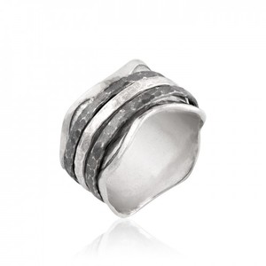 925 sterling silver jewelry plain <b>spinner</b> <b>ring</b> collection wholesale suppliers - Product Image 5