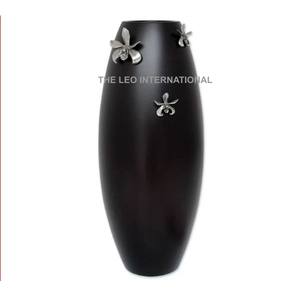 Florero Moderno de Aluminio para Decoración del Hogar, Bodas y Navidad, Florero de Piso Negro Más Vendido - Product Image 1