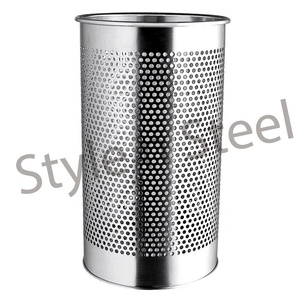 ตะกร้าผ้าสแตนเลส ตะกร้าซักผ้า ตะกร้าใส่ผ้าสกปรก กล่องเก็บของสำหรับผ้า สำหรับใส่ผ้าสกปรก - Product Image 1