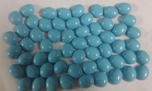 Turquesa Natural, Piedras Preciosas Sueltas con Corte Cabujón, Multicolor, Origen IN - Product Image 3