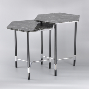 2018 nouvelle table basse ronde en métal moderne design avec porte-revues pour salon - Product Image 3