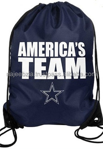 Custom Logo Printed Polyester Gym <b>Bags</b> Waterproof Drawstring Training Gymsack <b>Shoe</b> Storage Solution - Product Image 4