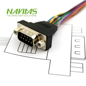 Assemblage de câble d'affichage personnalisé OEM 9pin D-sub - Product Image 2