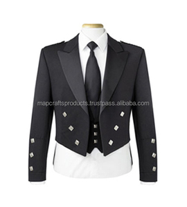 2025 hommes exigence client Logo nouveau boutonnage court unisexe Prince Charlie Kilt vestes - Product Image 2
