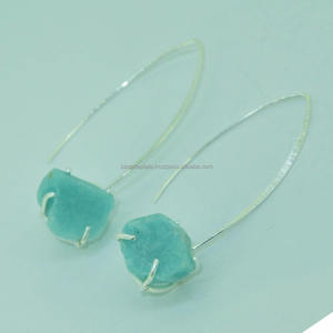 ต่างหูสตั๊ดพลอยอเมทิสต์สีเงินสุกใสอัญมณีเงิน925ต่างหูแฟชั่นสำหรับวันครบรอบแต่งงาน - Product Image 2