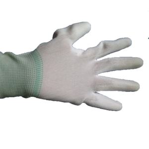 Guantes DE TRABAJO recubiertos de Palma de PU con material de punto de poliéster Producto de protección para manos y brazos - Product Image 1