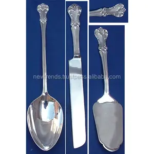 Sustainable Rose <b>Gold</b> Flatware <b>Set</b> Beautiful Silver Coated <b>Cutlery</b> in Brass Metal for Presentations - Product Image 1