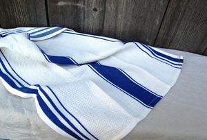 Toallas de cocina desechables ecológicas de algodón Superior 100%, patrón de rayas impreso comprimido de secado rápido, características sostenibles - Product Image 2