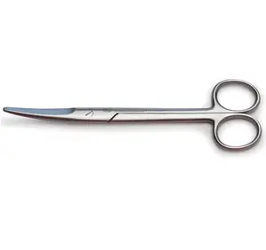 Cerrahi makas tek kullanımlık keskin künt kavisli 14cm