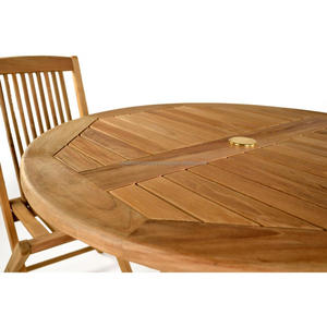 Juego de bistró francés, muebles de madera para exteriores para uso en el jardín - Product Image 2