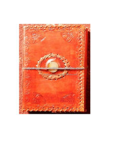 Wholesale Genuine Embossed Stone Strap Closure Hardcover <b>Leather</b> Notebook-Gift <b>Diary</b> - Product Image 1