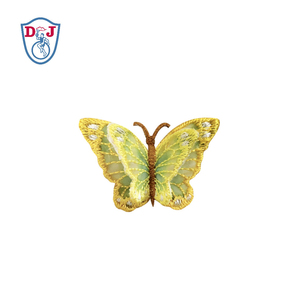 3D ผลเย็บปักถักร้อยระเหิดแพทช์ผีเสื้อ - Product Image 4