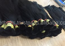 Extensions de cheveux humains Remy vietnamiens en vrac 100% naturels sans fibres synthétiques 8 "-30" longueur 100g/pièce - Product Image 4