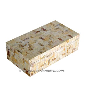 Lacquer box with seashell inlaid from Vietnam, <b>MDF</b> lacquer boxes - Product Image 1