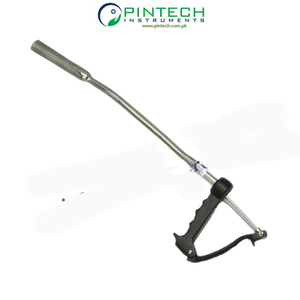 Pistola de Bolus Veterinaria de Acero Inoxidable de Alta Calidad con Mango Recubierto de Plata, Instrumentos Pin Tech, Modelo Bolus Gun -01 - Product Image 1