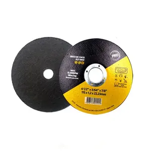 SATC-discos de corte de acero inoxidable ultrafinos, discos de corte de carril abrasivo de Metal, 500x1x22mm, paquete de 115