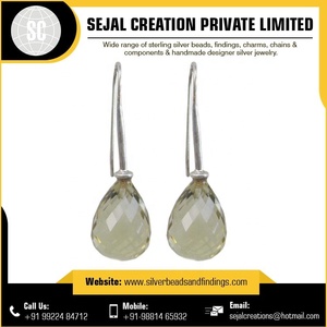 Wholesale 925 Silver Gemstone Earrings 24K Gold Plated Fine Stud Jewelry for Women Dubai INDIAN SELLER SUPPLIER - Product Image 2