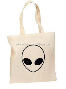 Bolsas de mano de algodón 100%, bolsa de compras, bolsa de comestibles de algodón - Product Image 3