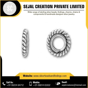 New Fashion 925 Sterling Silver Loose <b>Beads</b> India-Sourced <b>Metal</b> Jewelry From the Best Materials - Product Image 5