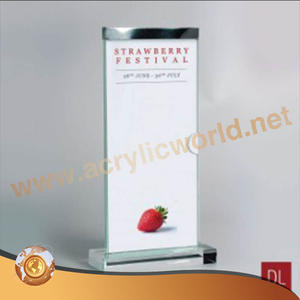 Soporte de acrílico de escritorio para tarjetas de negocios, estante de señal de menú, personalizado de fábrica, de alta calidad, venta al por mayor - Product Image 6