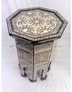 Serpillière avec extrémités incrustées W54, pour café ou Table latérale, avec bibelot - Product Image 1