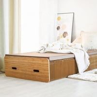 15 años de garantía de fábrica, cama personalizada, recreativa, resistente, individual, 90cm de ancho, sofá de papel