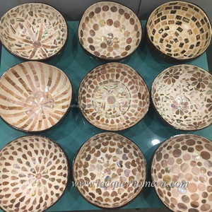 ชามกะลามะพร้าวธรรมชาติแกะสลักดีไซน์รูปสัตว์ฮวงจุ้ยทรงไข่สำหรับตกแต่งบ้านงานฝีมือทำมือ - Product Image 2