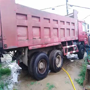 Gốc Giá Thấp Tình Trạng Tốt Sử Dụng HOWO Dump Truck 12 Lốp 8X4 Tipper Cho Thị Trường Châu Phi