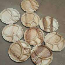 Assiettes areca de haute qualité/assiettes en bois pour la maison - Product Image 5