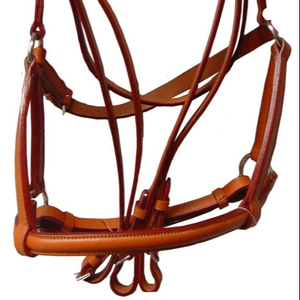 Bridons de course en cuir de haute qualité pour l'équitation, tailles personnalisables, y compris les rênes en cuir - Product Image 3