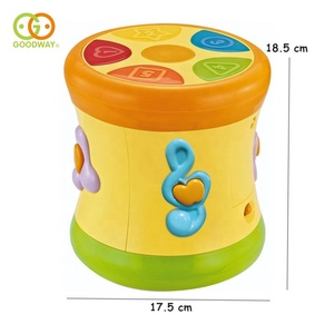 Hai Mặt Năng Động Cán Trẻ Sơ Sinh Bé Nhạc Đánh Bại Tay Trống Đồ Chơi - Product Image 3